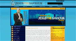 Desktop Screenshot of jesusthesaviour.co.za